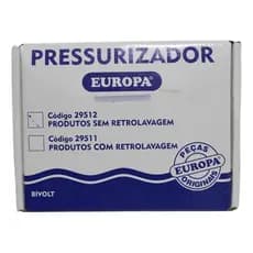 Pressurizador Europa Para Purificador De Água 127/220v