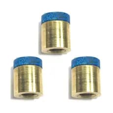 3 Virolas Ponteiras Sola para Taco de Sinuca Bilhar Snooker