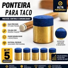 PONTEIRAS VIROLA DE METAL COM SOLA PONTEIRA11 MM TACO DE SINUCA BILHAR SNOOKER