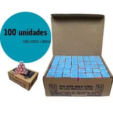 Giz Azul Bilhar Sinuca Bar Snooker Comum 7 Belo 100 Unidades Kit Para Taco Sola Ponteira Ponta