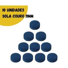 PONTEIRA PARA TACO SOLA SINUCA BILHAR KIT 10 un