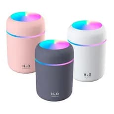 Umidificador Aromatizador Difusor Óleo Essencial Terapêutico Ultrassónico 300ml H2O Lumen Difusor Usb Led