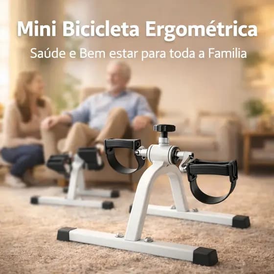 Mini Ciclo Bike Exercício Braços e Pernas Bicicleta Ergométrica Doméstica para Idosos Fitness Reabilitação