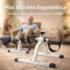 Mini Ciclo Bike Exercício Braços e Pernas Bicicleta Ergométrica Doméstica para Idosos Fitness Reabilitação