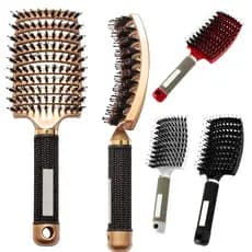 Escova De Cabelo Ultra Desembaraçante Profissional Mágica Ventilada Anti-Frizz Raquete Máxi Promoção