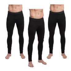 Calça Térmica Segunda Pele Masculina Compressão Tamanho Normal Plus Size Futebol Corrida Kit 3 Ciclismo Jiu Jitsu Kanxa