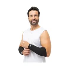 Manguito Curto Manga Proteção Braço Voley Basquete Futebol Triathlon Corrida Ciclismo Original Kanxa