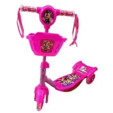 Patinete Meninos Meninas Patinete Infantil Musical 3 Rodas Cesta E Luzes