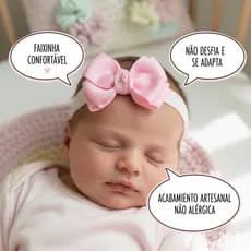 faixinhas ou Individual cabelo bebê de qualidade meia de seda não desfia e nem perde a elasticidade maternidade vestido