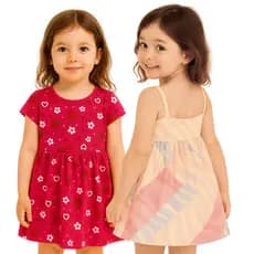 Kit 10 Vestidos Estampados Sortidos Casuais Para o Dia a Dia