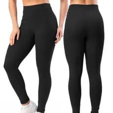 Kit 2 Calças Legging Feminina Comum Caminhada Crossfit Treino Academia Dia a dia