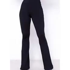 Calça Legging Flare Bailarina Boca de Sino Suplex Cintura Alta