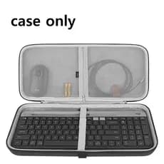 Estojo De Transporte Para Teclado Geekria Compatível Com Combinação De E Mouse Sem Fio K580 , K585 , MK470 Slim , Bolsa