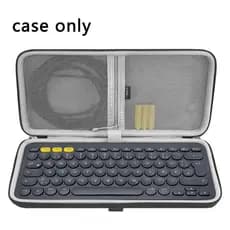 Teclado Geekria para teclado Logitech K380, estojo protetor para teclados portáteis sem fio pequenos compactos Tenkeyles