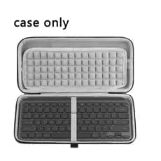 Capa Para Teclado Geekria Compatível Com Mini MX Keys , Bolsa De Transporte Viagem (Cinza Escuro)