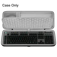 Capa De Teclado Geekria De Tamanho Completo Compatível Com G915/G915 X , Bolsa De Transporte De Viagem Rígida Para Mecân
