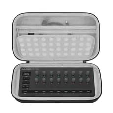 Estojo Rígido GEEKRIA Compatível Com Novation Launch Control 3 , Bolsa De Transporte Para Mixer De Áudio (Cinza Escuro)