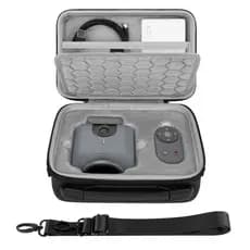 Estojo De Transporte GEEKRIA Compatível Com XbotGo , Bolsa De Viagem Protetora Chameleon Hard Shell (Cinza Escuro)