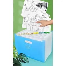 Pasta divisórias arquivo sanfonada expansível para documentos