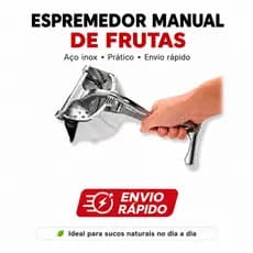 Espremedor de Frutas Manual De Alumínio Prático Resistente para Suco Limão Laranja