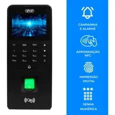 Ponto Digital Controle De Acesso Com Função Alarme Campainha