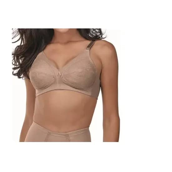 Sutiã Colonial DEMILLUS bege rosado tamanho 50