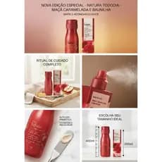 KIT TODODIA NATURA MAÇÃ CARAMELADA E BAUNILHA