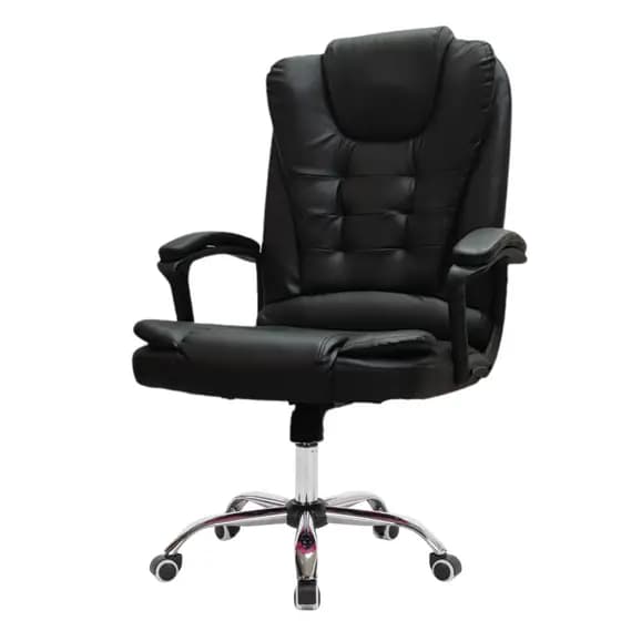 Cadeira de escritório Presidente conforto sem massagem encosto fixo sistema relax