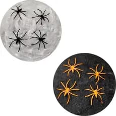 Teia De Aranha Enfeite Halloween Festa Dia Das Bruxas Grande Decoração Cabelo Maluco Realista