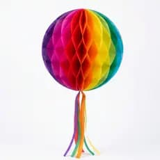 Bola Sanfonada Festa Junina 25cm Enfeite Arraial Colorida Balão Junino São João Pendurar Teto