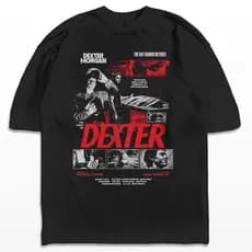 Camiseta Dexter Streetwear Harajuku Aesthetic Camisa Unissex