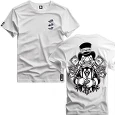 camiseta T-Shirt Casual tio Patinhas dollar chave camisetas verão premium estampa frente e verso