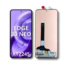 Tela Display Touch Para Moto Edge 30 Neo Xt2245 120Hz OLED Funciona Biometria Sem Aro Orig Nacional