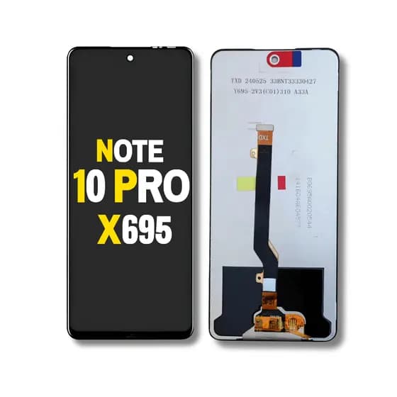 Tela Frontal Display Para Infinix Note 10 Pro X695 Sem Aro