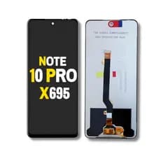 Tela Frontal Display Para Infinix Note 10 Pro X695 Sem Aro