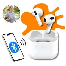 Fone de ouvido sem fio bluetooth 5.4 touch prova agua A"Gold FN-BJ3 BA10 Premium