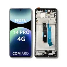 Tela Display Para Redmi Note 14 Pro 4g Com Aro Orig Nacional