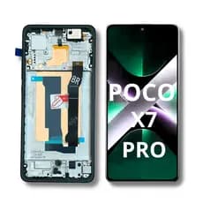 Tela Display Compatível Poco X7 Pro Amoled Com Aro Orig Nacional