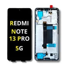 Tela Display Compatível Xiaomi Redmi Note 13 Pro 5G Com Aro Orig Nacional