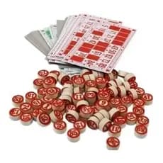 Kit Peças Jogo De Bingo 48 Cartelas E 90 Pedras