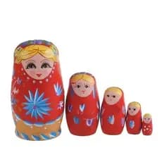 Boneca Matryoshka Russa 5 Peças