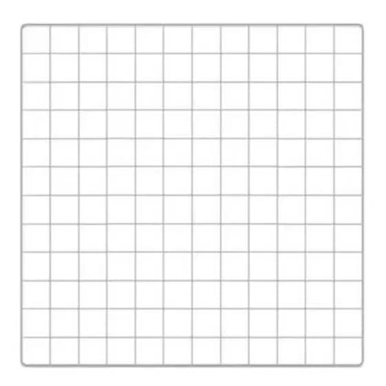 Memory Board 60x60 Branco + 6 mini prendedores