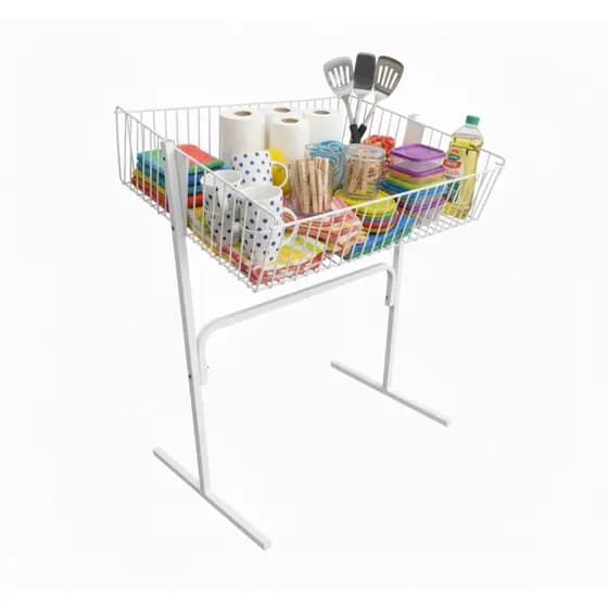 Expositor Banca de Ofertas Cesto Simples 50 x 70 Branco