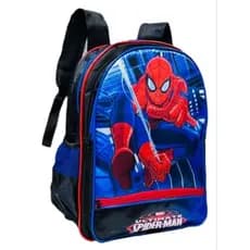 Mochila Grande escolar Uso costas  Homem Aranha ataque da Teia