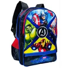 Mochila Escolar Infantil Grande De Costa Vingadores