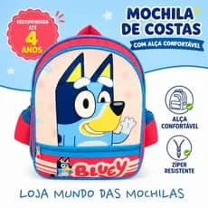 Mochila Escolar Infantil Creche De Costa Personagens Feminino Menina