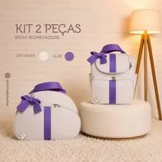 KIT BOLSA MATERNIDADE COM 2 PEÇAS