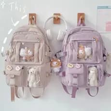 Mochila para meninas japonesas e coreanas mochila de estudante de ensino médio de grande capacidade