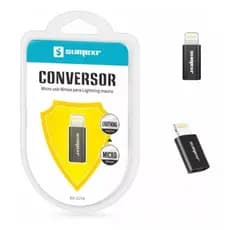 Conversor Micro Usb Fêmea P/ Lightning Macho Original Sumexr