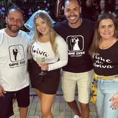 KIT COM 08 PEÇAS Body Maiô Noiva   FORRO PARTE DA FRENTE INTEIRA Team Bride Time da Noiva Para Despedida de Solteira